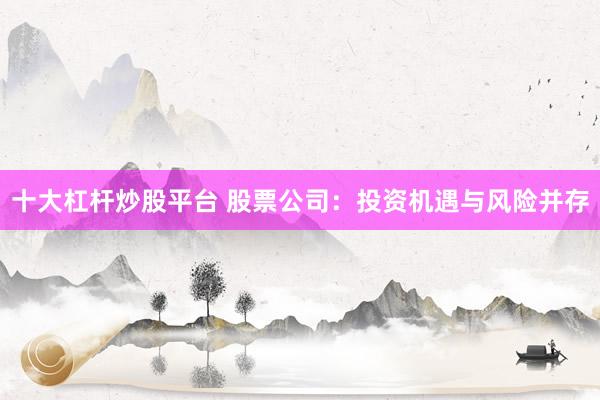 十大杠杆炒股平台 股票公司：投资机遇与风险并存