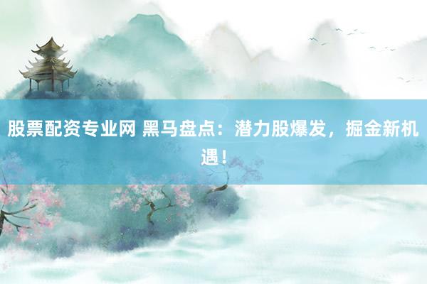 股票配资专业网 黑马盘点：潜力股爆发，掘金新机遇！