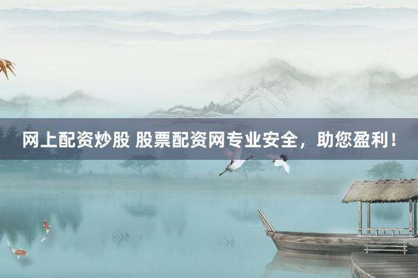 网上配资炒股 股票配资网专业安全，助您盈利！