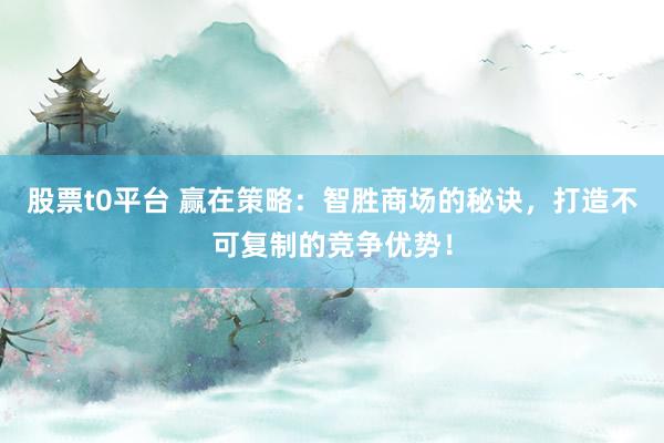 股票t0平台 赢在策略：智胜商场的秘诀，打造不可复制的竞争优势！